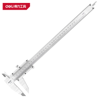 得力(deli)DL3943 游标卡尺 300mm 专业 银色 1把