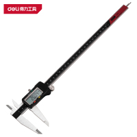 得力(deli)DL3946 数显卡尺 300mm 专业 红色 1把