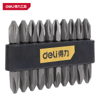 得力(deli)DL6902 高扭力 6.3mm 双头旋具头 PH2×65_S2 银色 1支