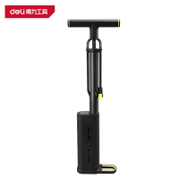 得力(deli)DL-QT008 打气筒 Φ32*540mm 双增压机械表 黑 1个