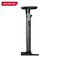 得力(deli)DL-QT012 打气筒 Φ32*360mm 单增压带表 灰 1个