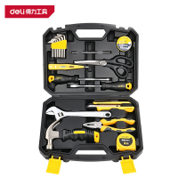 得力(deli)DL1012 综合维修套装 12件 黑色 1套