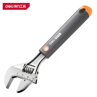 得力(deli)HT1508C home系列活扳手 8寸 橙色 1把