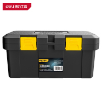 得力(deli)DL432918 抗摔型工具箱 18寸 黄 1只