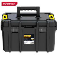得力(deli)DL432522B 宽体工具箱 加高 22寸 黑色 1个