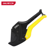 得力(deli)DL350042 锋利型 管子割刀 42mm 小号 棘轮省力 黄色 1把