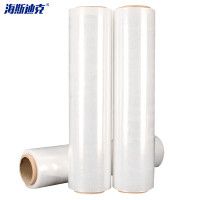 海斯迪克 PE手工拉伸膜 H-59 缠绕膜50cm*440m 膜净重3.3kg/卷 1卷