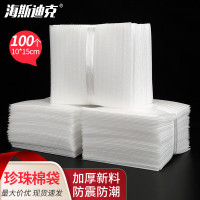 海斯迪克 EPE珍珠棉袋 HKL-1061 10*15cm 白色100个装 1包