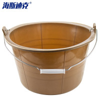 海斯迪克 HKWY-11 泥瓦工小灰桶 15.5cm常规款灰色带手提 1个