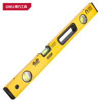 得力(deli)DL290500 精铣底水平尺 500mm 黄色 1把