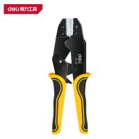 得力(deli)DL-L8欧式端子压接钳 9寸 黄色 80*225mm 1把