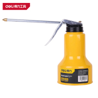得力(deli)DL2403 高压金属机油壶 350ml 黄色 1个