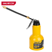 得力(deli)DL468500 软管高压 金属机油壶 500ml 黄色 1个