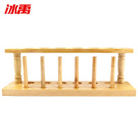 冰禹 实验器材试管架 BY-3069 木质 6孔 个