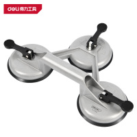 得力 玻璃吸盘 DL-XP03 橡胶 三爪130kg 1个