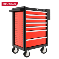 得力(deli)DQ02307 七抽屉工具车 890×475×1010mm 红色 1台