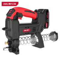 得力(deli)DL472600A 定量无刷锂电黄油枪 600CC 黑色 1台