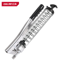 得力(deli)DQ80503 透明管黄油枪 双杠 600CC 银色 1把