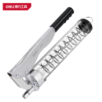 得力(deli)DQ80502 拉链式 透明管黄油枪 双杠 600CC 银色 1把