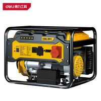 得力(deli)DL-KFD95DSE-W1 汽油发电机 7KW 电启动 等功率 黄色 1台