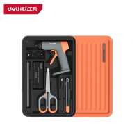 得力(deli)H1001-C 层叠式工具组套 6件DIY工具套装 橙色 1套