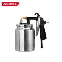 得力 高雾化气动喷漆枪 DL-PQ1 2mm 银色 1把