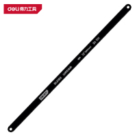 得力(deli)DL6103 65Mn手工钢锯条 12寸 24T 黑色 1根