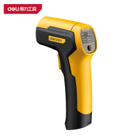 得力(deli)DL333600A 红外测温枪 -30~680℃ 彩屏 黄色 1台
