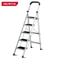 得力 折叠梯五步 DL509005 展开高度166cm 各梯间隔24cm 1台