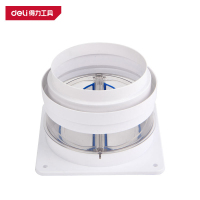 得力 卫生间止逆阀 DL507002 100-140mm 白色 1个