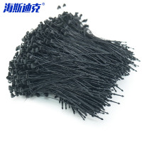 海斯迪克 吊牌线 服装吊牌绳 HKCX-178 黑色尖头8.5cm 1000根 1包