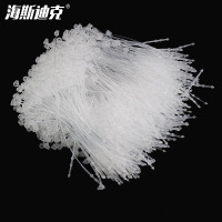 海斯迪克 吊牌线 服装吊牌绳 HKCX-178 透明尖头8.5cm 1000根 1包