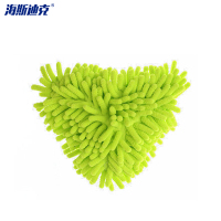 海斯迪克 三角形雪尼尔吸水除尘拖把 gnjz-1205 绿色 替换布 1个