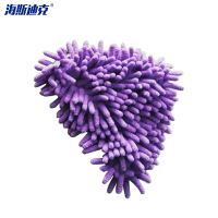海斯迪克 三角形雪尼尔吸水除尘拖把 gnjz-1205 紫色 替换布 1个