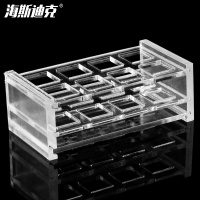 海斯迪克 有机玻璃比色皿架 HKCL-502 8孔 1个