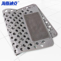 海斯迪克 浴室防滑垫 HKT-359 灰色 60*90cm 1块