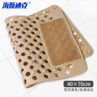 海斯迪克 浴室防滑垫 HKT-359 卡其色 40*70cm 1块