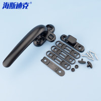 海斯迪克 窗户把手 HKsq-151 黑色左方向 1个