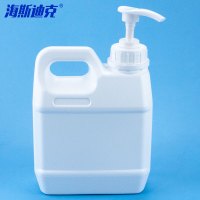海斯迪克 实验室加厚压泵方桶 HKCL-444 1L 乳白色 1个