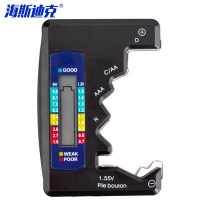 海斯迪克 电池测试仪 HKCL-531 黑色多用1.5V-9V 1个