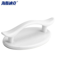 海斯迪克 五金玻璃门免打孔拉手 HKSY-73 握柄式 白色 2只 1包