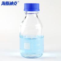 海斯迪克 蓝盖试剂瓶 KY61-7 高硼硅玻璃 透明 500ml 1个