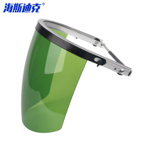 海斯迪克 铝支架面罩 HKqy-43 支架绿屏 1个