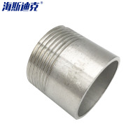 海斯迪克 304不锈钢单头管子丝 HKCL-864 DN50 5个 1包