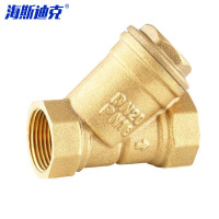 海斯迪克 加厚Y型黄铜过滤器 HKCL-737 DN40(1-1/2) 1个
