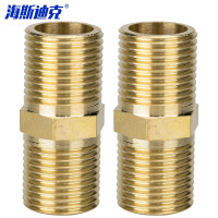 海斯迪克 铜双外丝 HKDP-135 48mm 4分双外丝 2个 1包