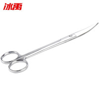 冰禹 不锈钢剪刀 BY-103 18cm 手术弯尖 1把