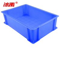 冰禹 周转箱 BY-172 300*200*87mm 蓝色 7号 塑料 1个