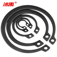 冰禹 轴用C型卡簧挡圈 BYZJ-164 碳钢 M7 发黑(淬火) GB894.1 100个 1包