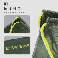 防汛沙袋 40*70cm加厚款10个 专用沙包消防防洪防水物资填补袋